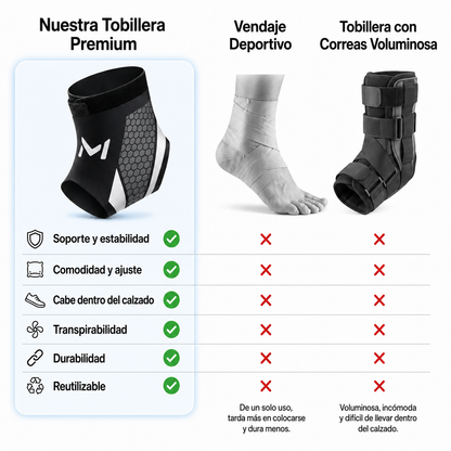 Soporte de Tobillo Vakora 1 + 1 Gratis
