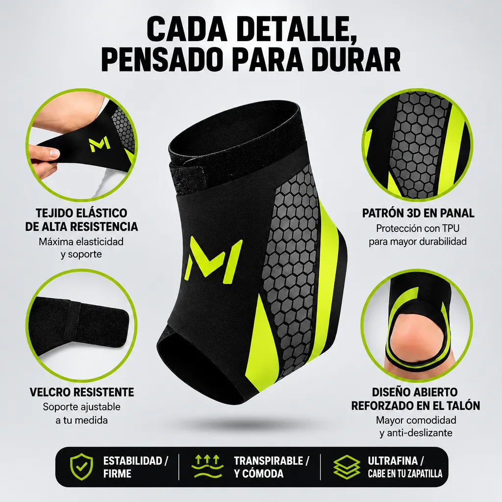 Tobillera Compresiva Vakora | 1 + 1 Gratis 🎁