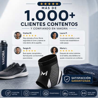 Soporte de Tobillo Vakora 1 + 1 Gratis