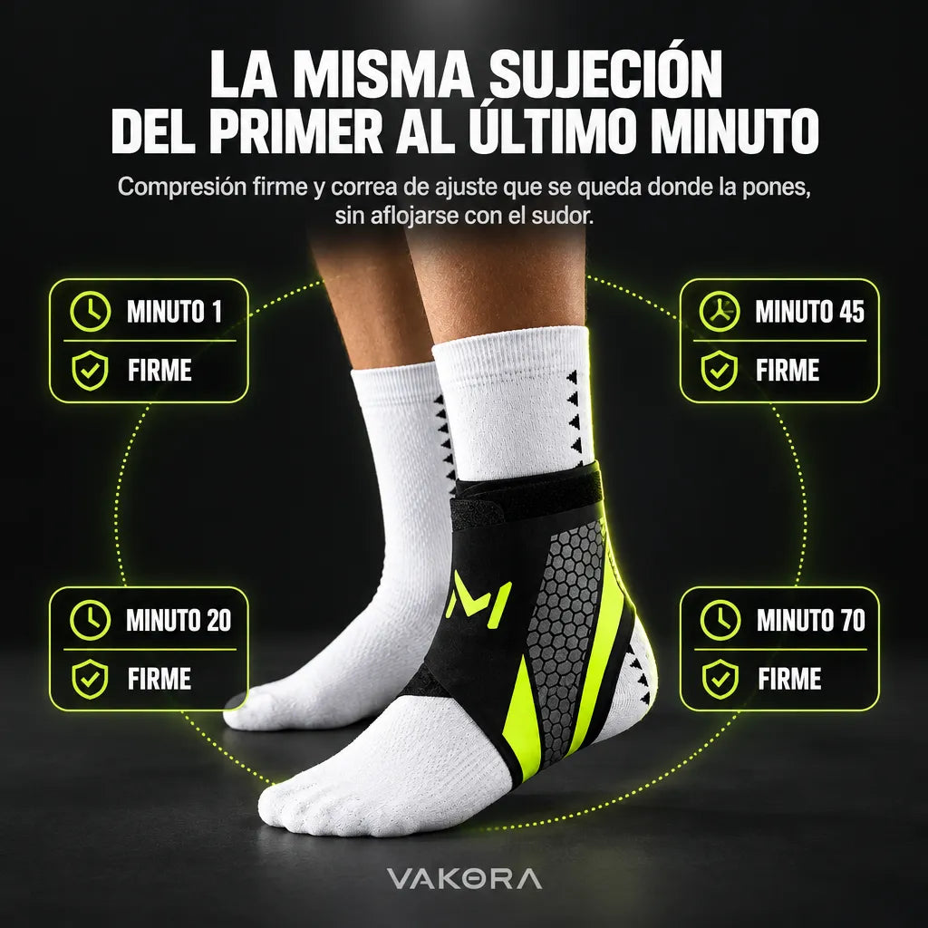 Tobillera Compresiva Vakora | 1 + 1 Gratis 🎁